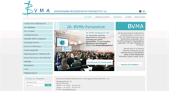 Desktop Screenshot of bvma.de