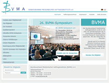 Tablet Screenshot of bvma.de